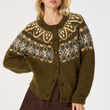 Irene Cardigan in Olive