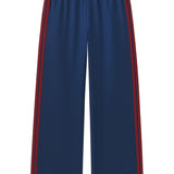 TWEEN JORDYN PANT in Evening Blue / Burgundy