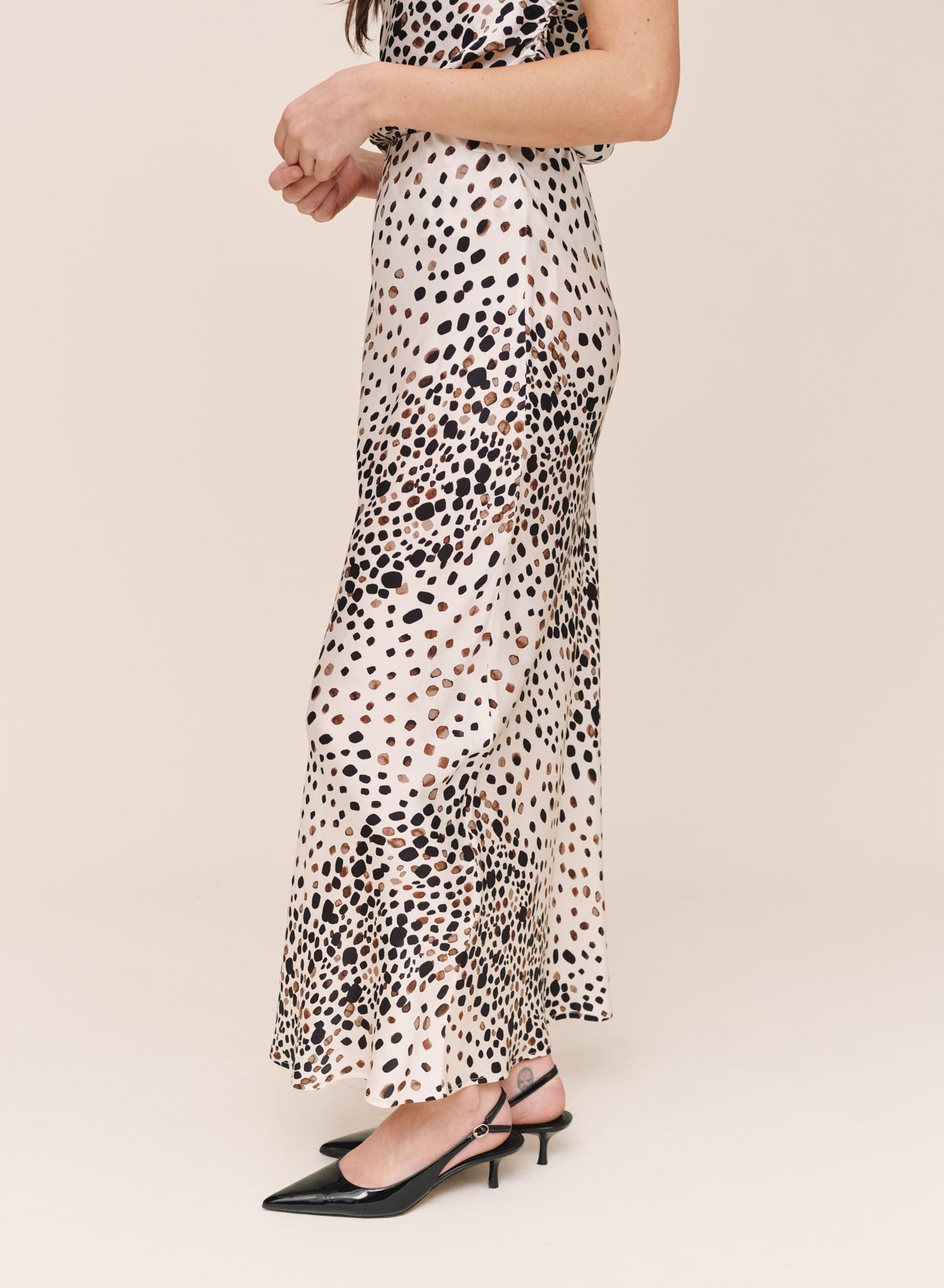 B3774-L50-304 - LONG MAXI BIAS SKIRT