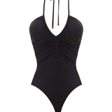 Josie One Piece in Midnight Black