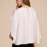T5813 FIONA CAPE SATIN TOP