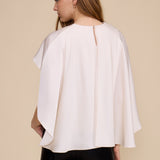 T5813 FIONA CAPE SATIN TOP