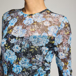 VIVI FLORAL MESH TOP