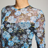 VIVI FLORAL MESH TOP