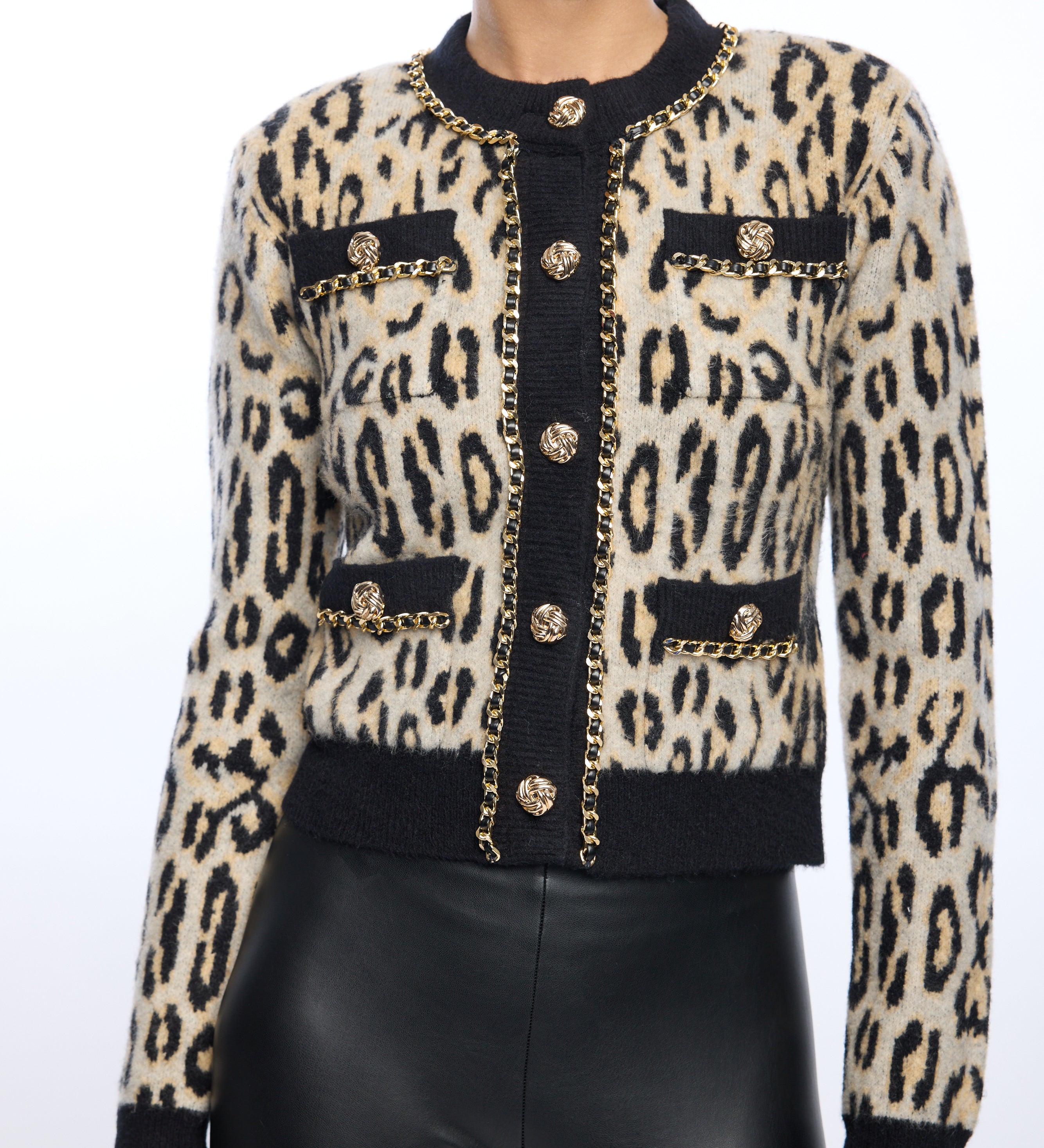 SELMA LEOPARD CARDIGAN