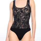 DINA SEQUIN LACE BODYSUIT