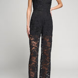 SUZETTE MESH LACE JUMPSUIT