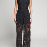 SUZETTE MESH LACE JUMPSUIT