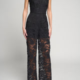 SUZETTE MESH LACE JUMPSUIT