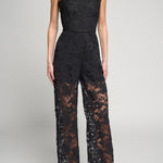 SUZETTE MESH LACE JUMPSUIT