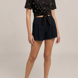 MILES PEARL TIE TOP