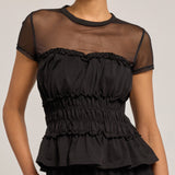 SIGRID MESH COMBO TOP