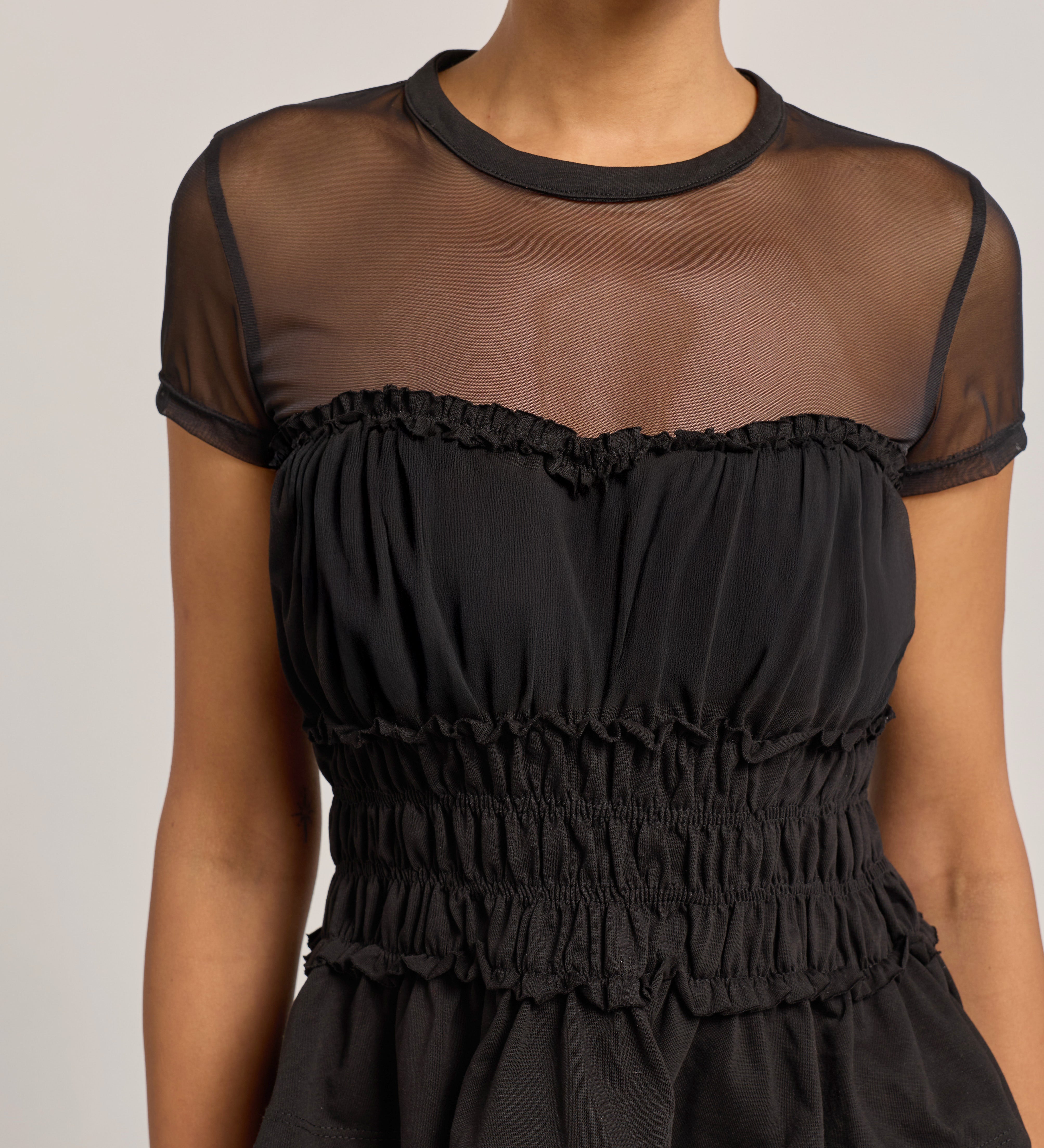 SIGRID MESH COMBO TOP