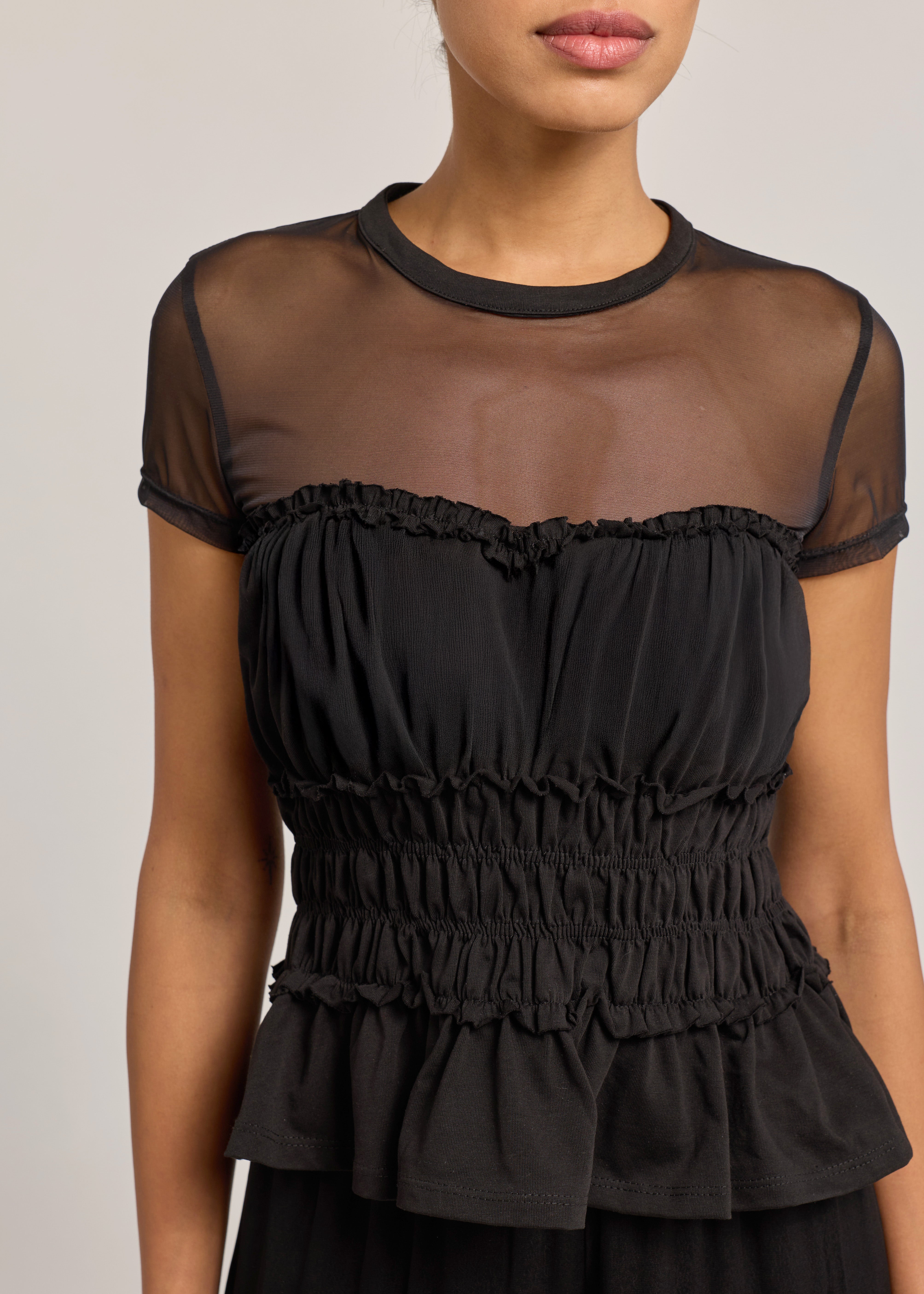 SIGRID MESH COMBO TOP