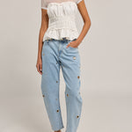 SIGRID MESH COMBO TOP