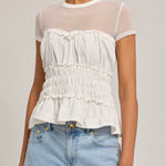 SIGRID MESH COMBO TOP