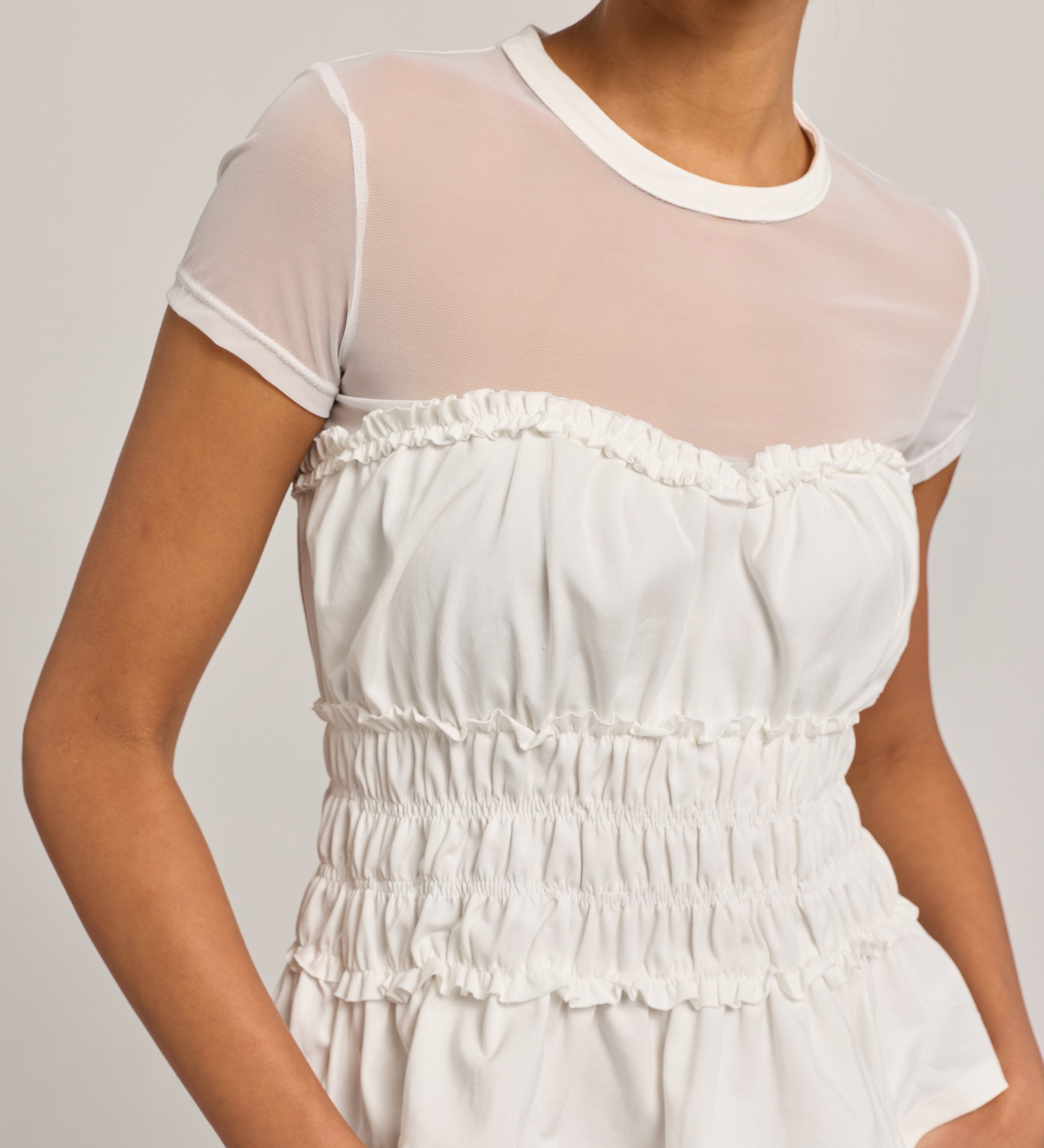 SIGRID MESH COMBO TOP