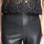 PIA SEQUIN LACE COMBO TOP