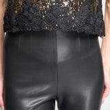 PIA SEQUIN LACE COMBO TOP