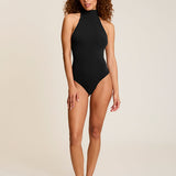 Commando Ballet Turtleneck Halter Bodysuit