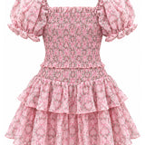 Lainey Dress in Pink Sweetheart Floral
