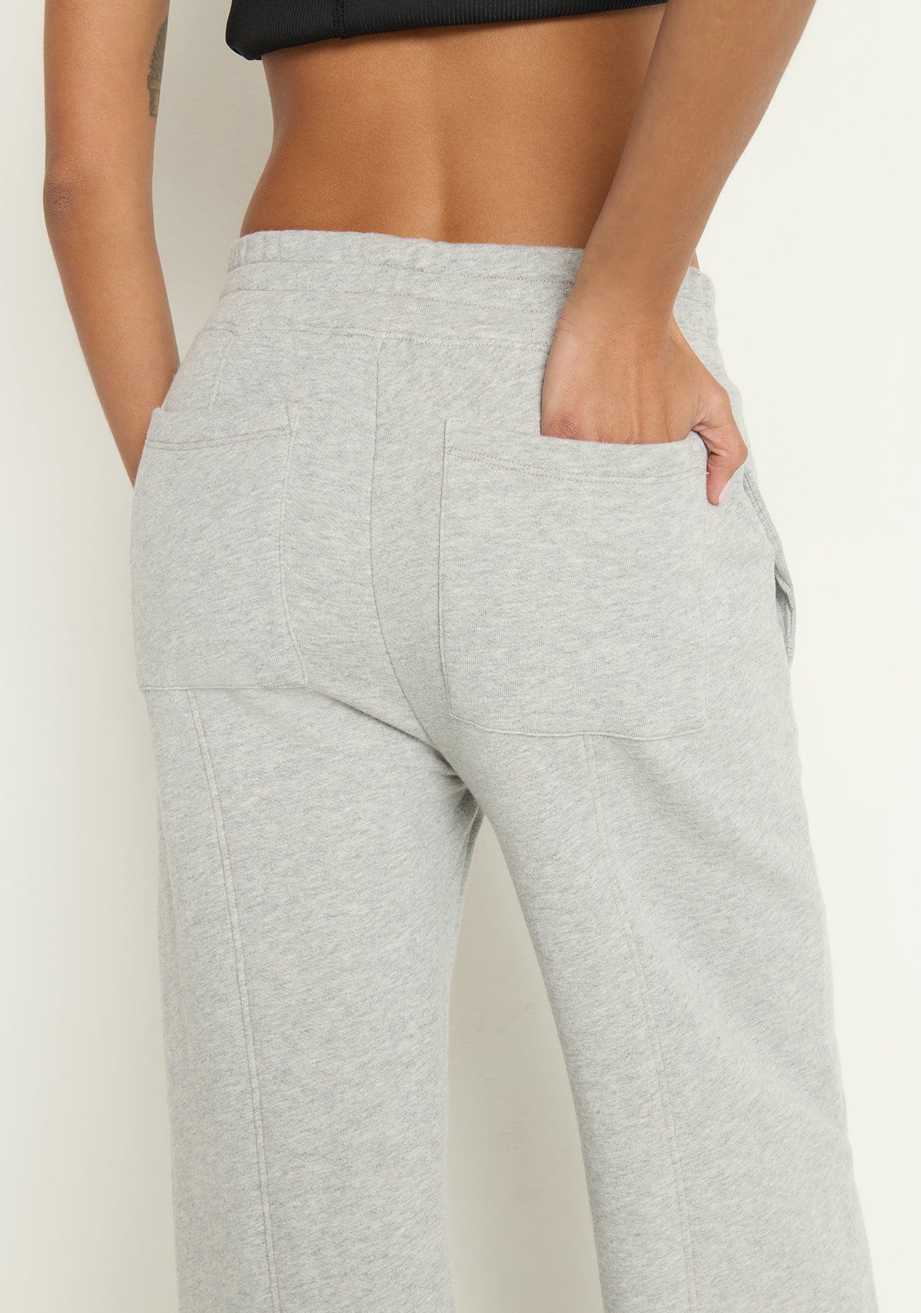 Lincoln Front Slit Knit Pant