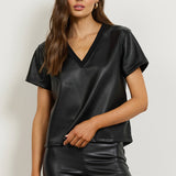LAmade Day Night V Neck Top