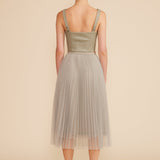 Lucy Paris Sharlene Pleated Tulle Skirt