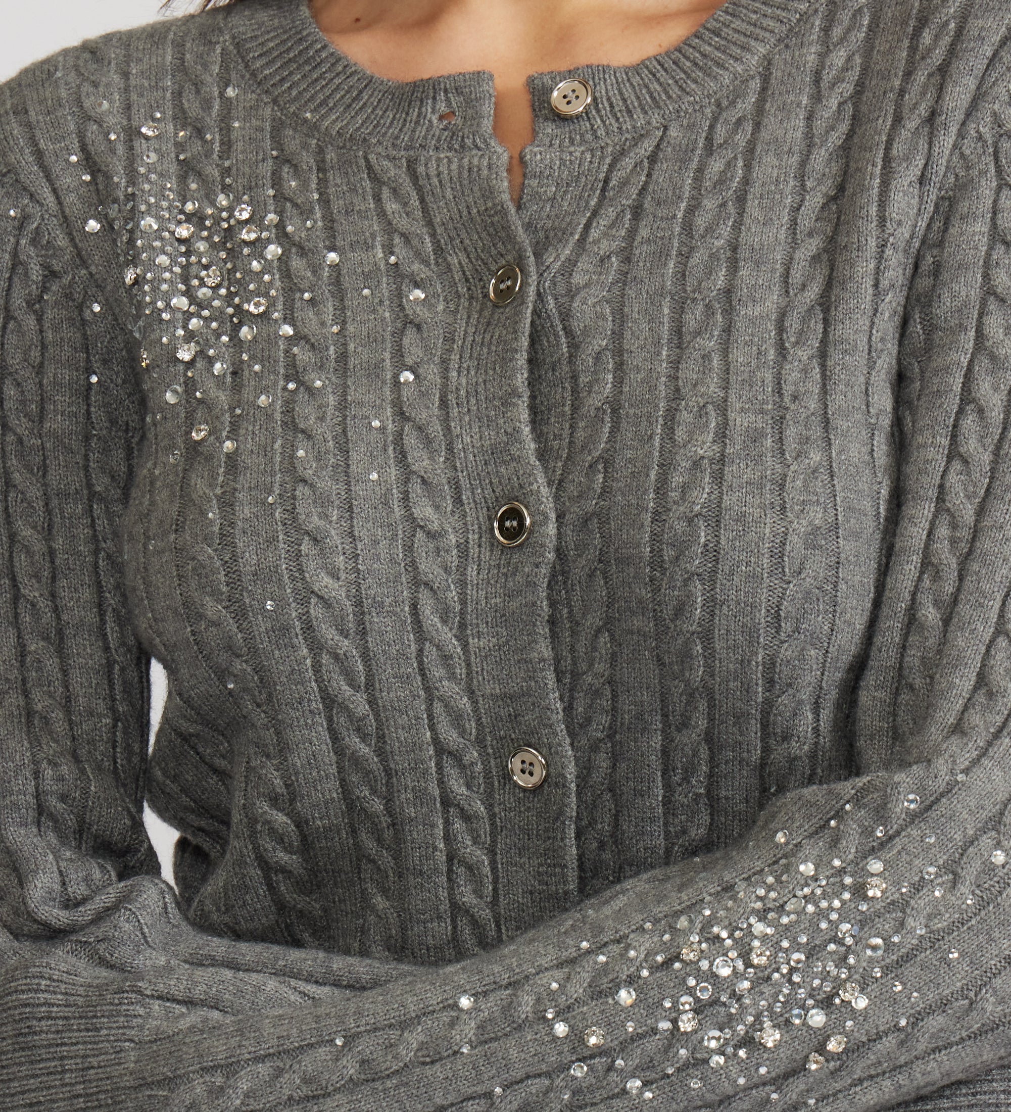 SW4318 ELTON CRYSTAL CARDIGAN