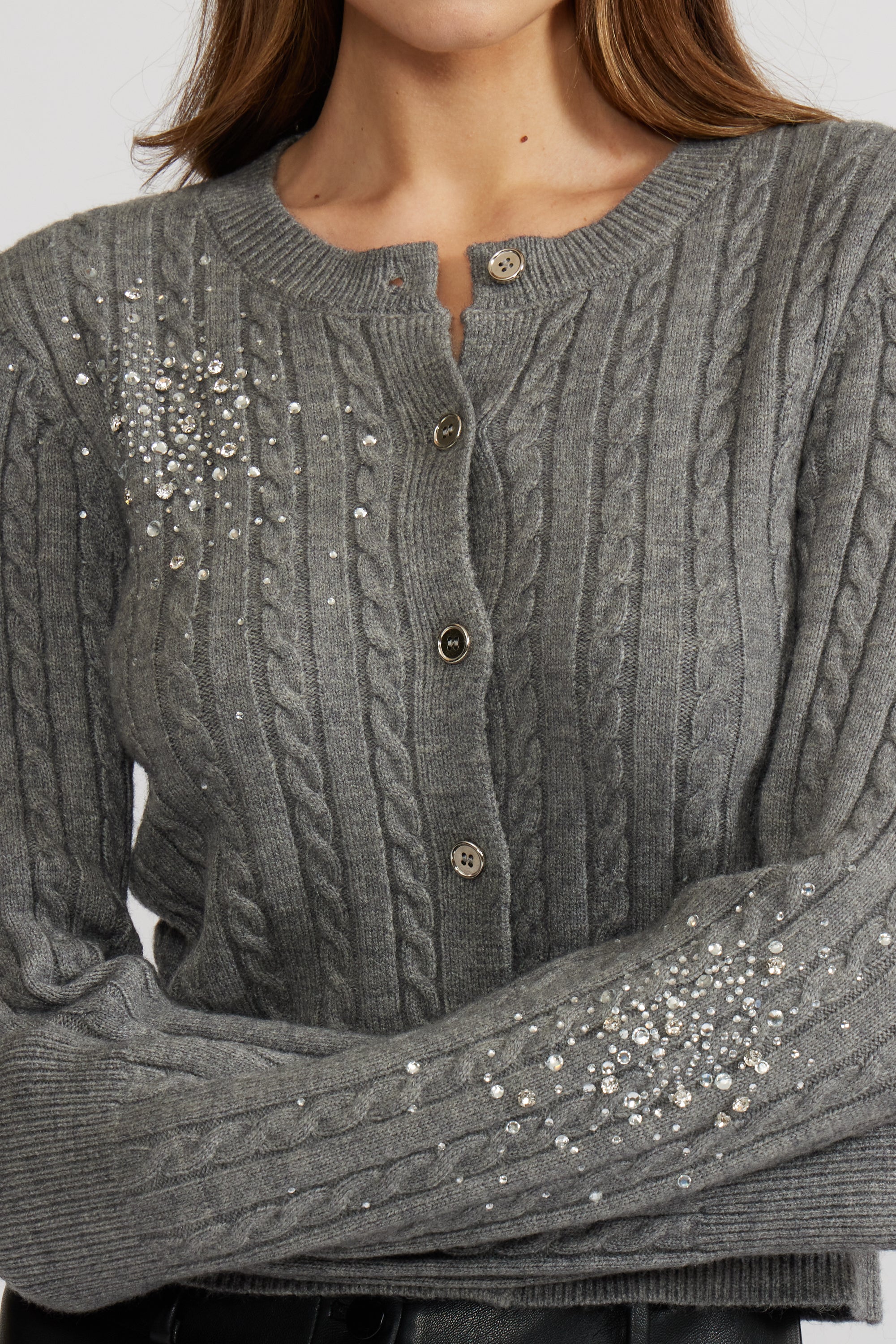SW4318 ELTON CRYSTAL CARDIGAN