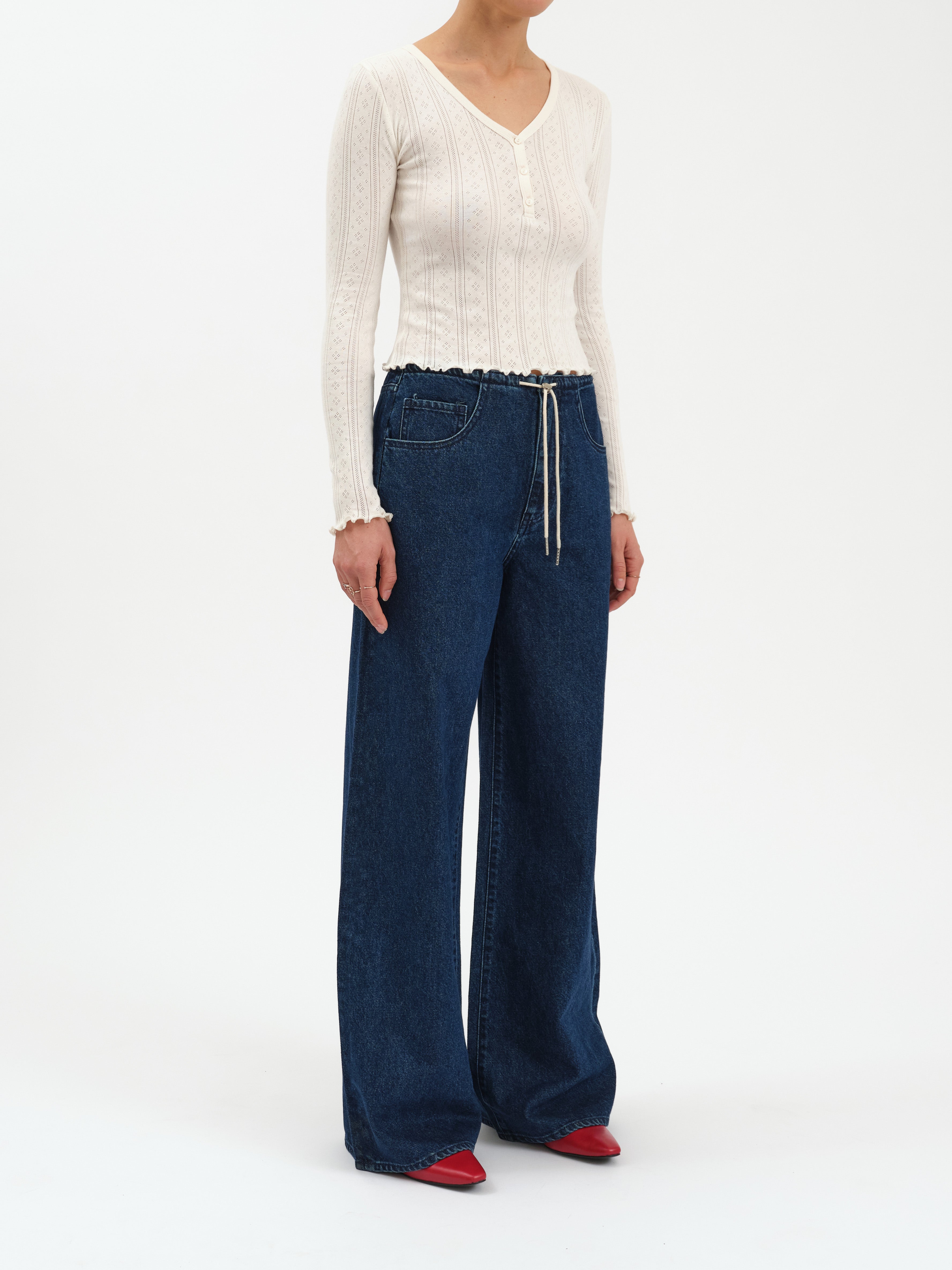 MADISON MID RISE WIDE LEG