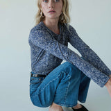 Nation LTD Mandy Shirred Top