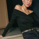 Nation LTD Mika Off Shoulder Top