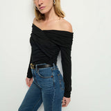 Nation LTD Mika Off Shoulder Top