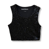 Katie J Miley Tank Sequin Top Junior