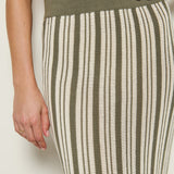 Nation LTD Mirella Sweater Skirt in Herb Stripe