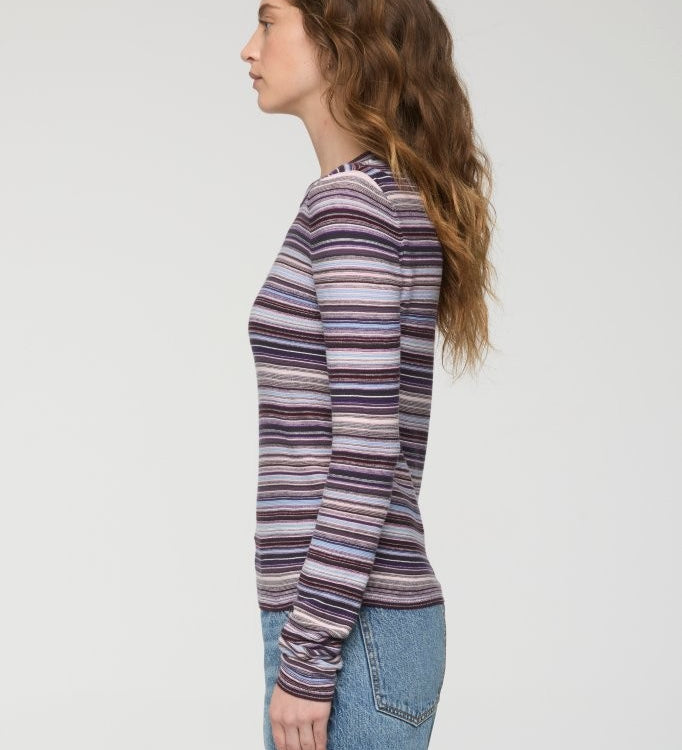 MADISON LONG SLEEVE CREW NECK SWEATER TEE