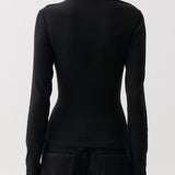 LENA ASYMMETRICAL KNIT TOP