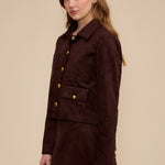 C5541 BRYNN FAUX SUEDE JACKET