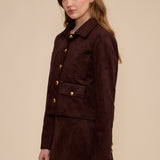 C5541 BRYNN FAUX SUEDE JACKET