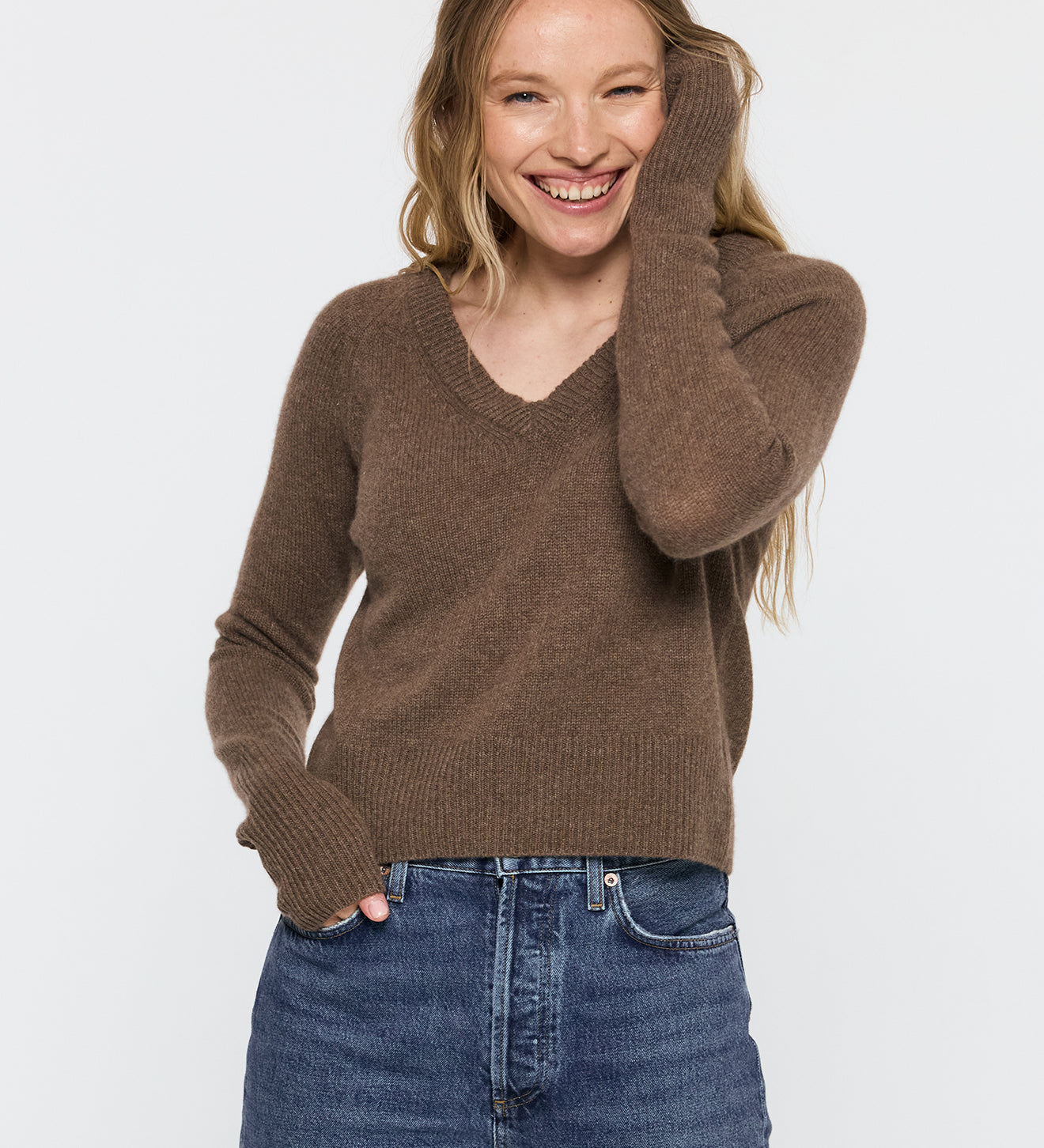 Blakely Cashmere Vneck