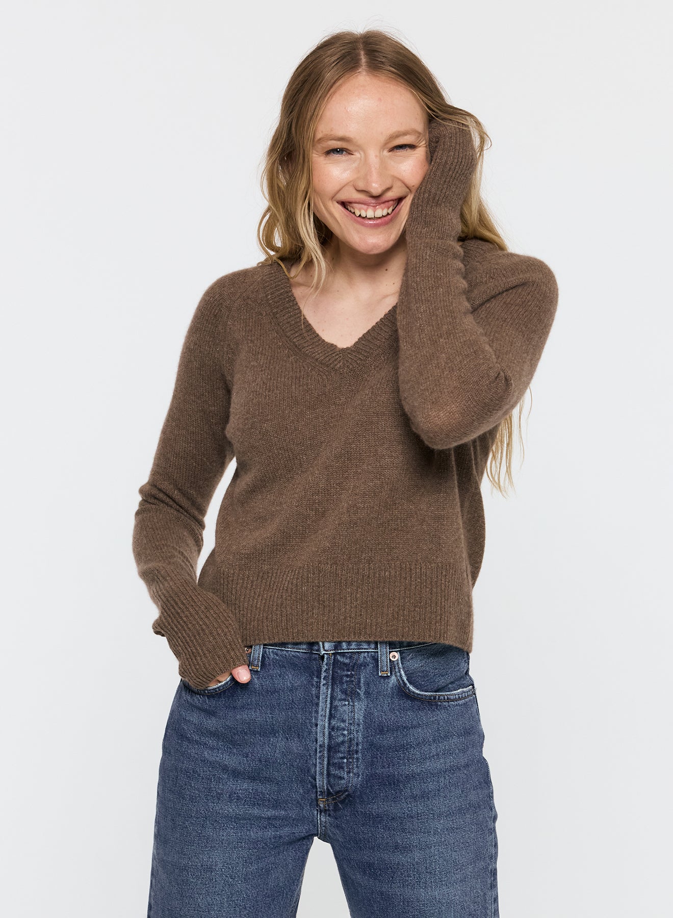Blakely Cashmere Vneck