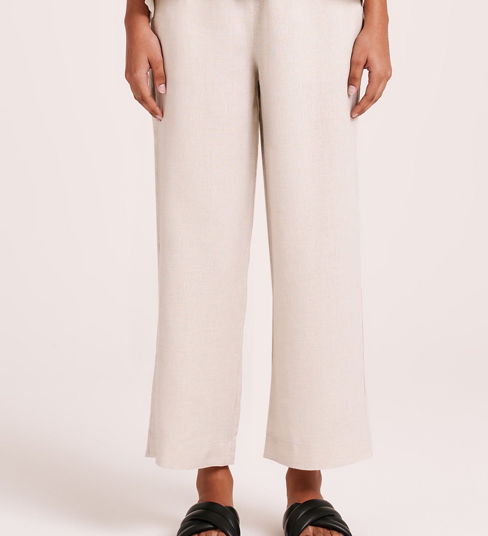 Lounge Linen Crop Pant