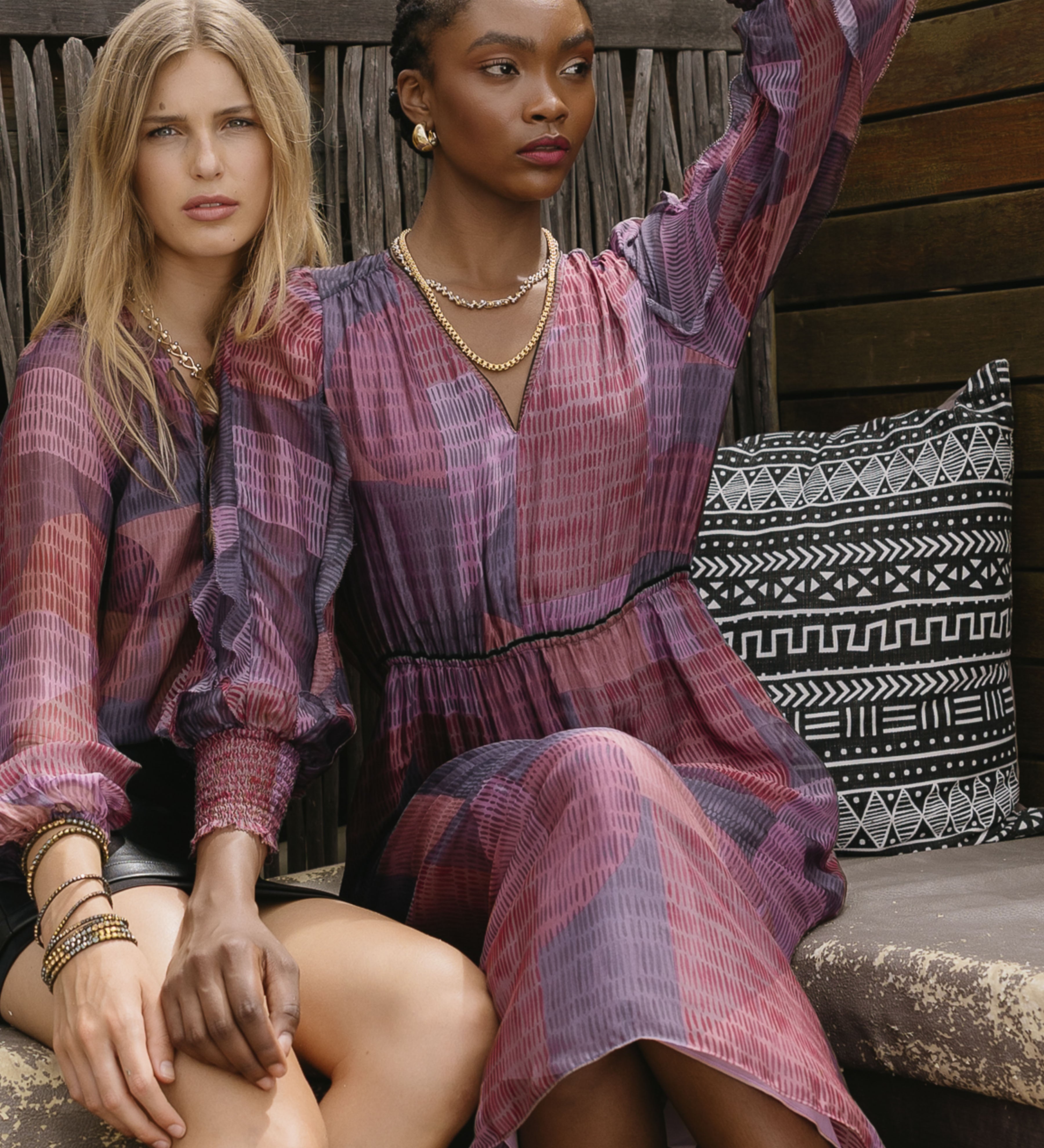 Stace Maxi in Dusky Geo