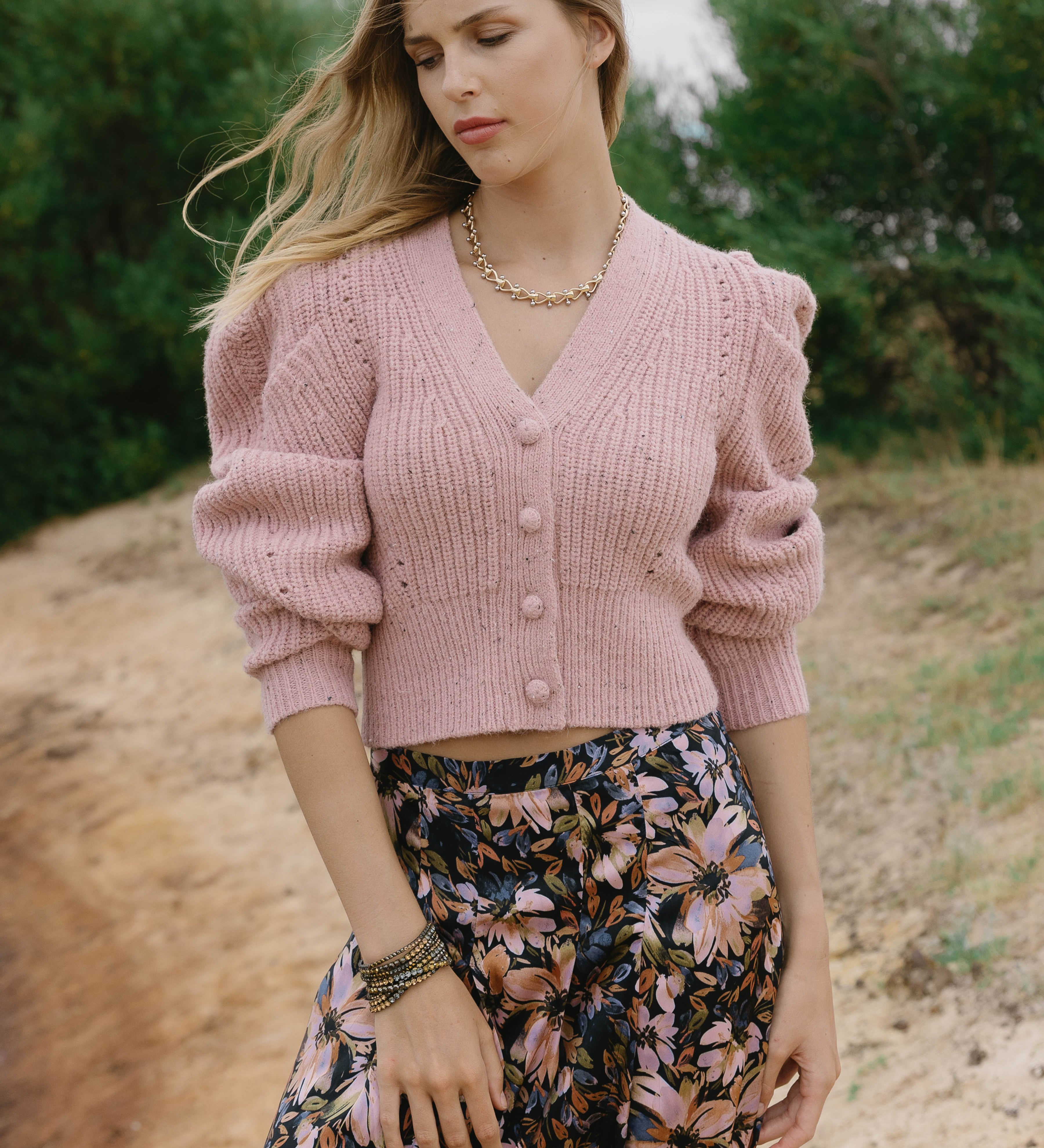Audra Sweater in Blush