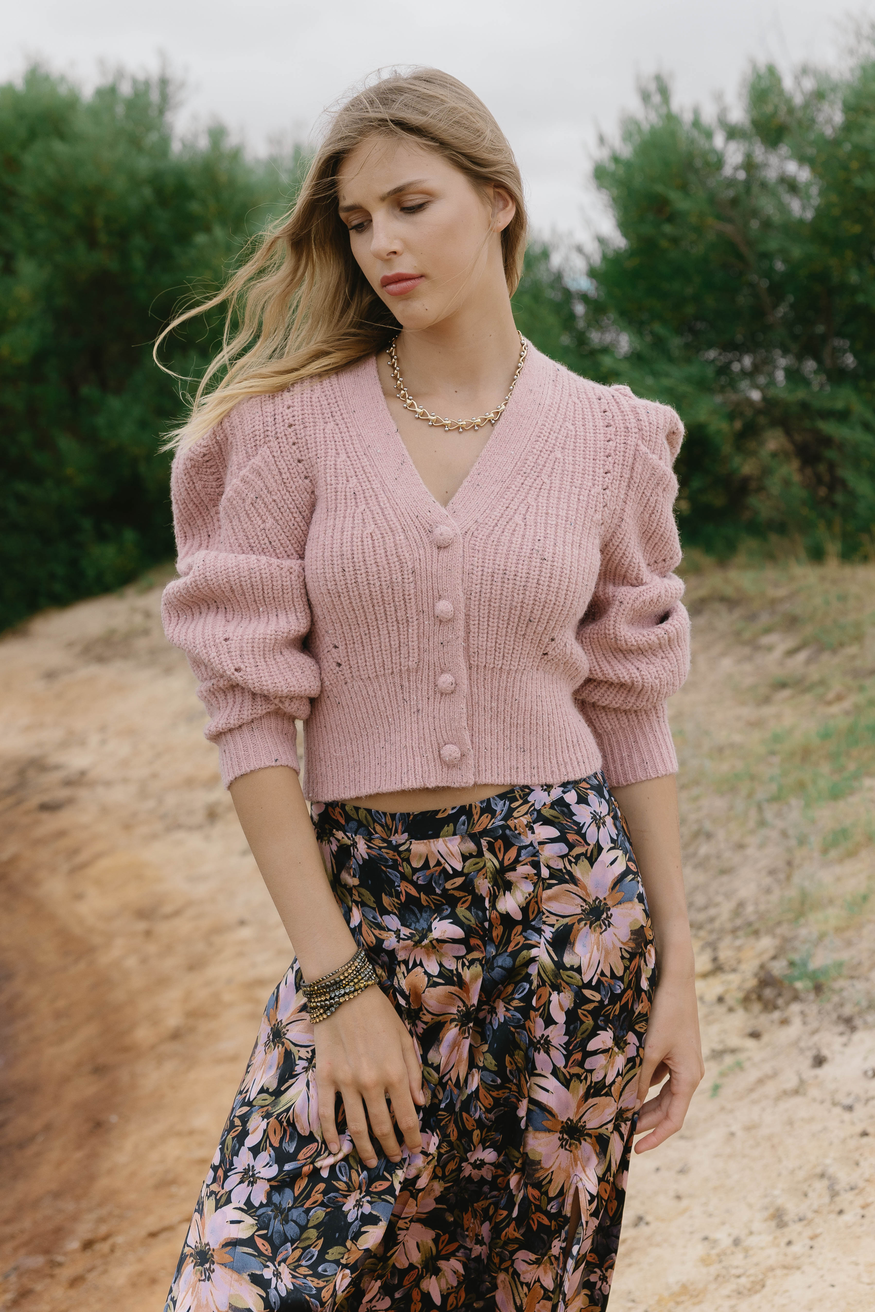 Audra Sweater in Blush