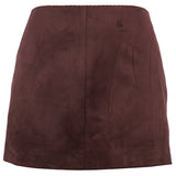 SK5587 LIAN MINI FAUX SUEDE SKIRT