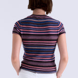 SELENE SHORT SLEEVE SWEATER TEE
