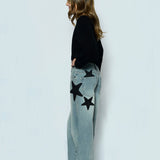 TWEEN PHILLY STAR APPLIQUE JEAN