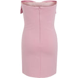 Gold Rush Pink Teddie Dress